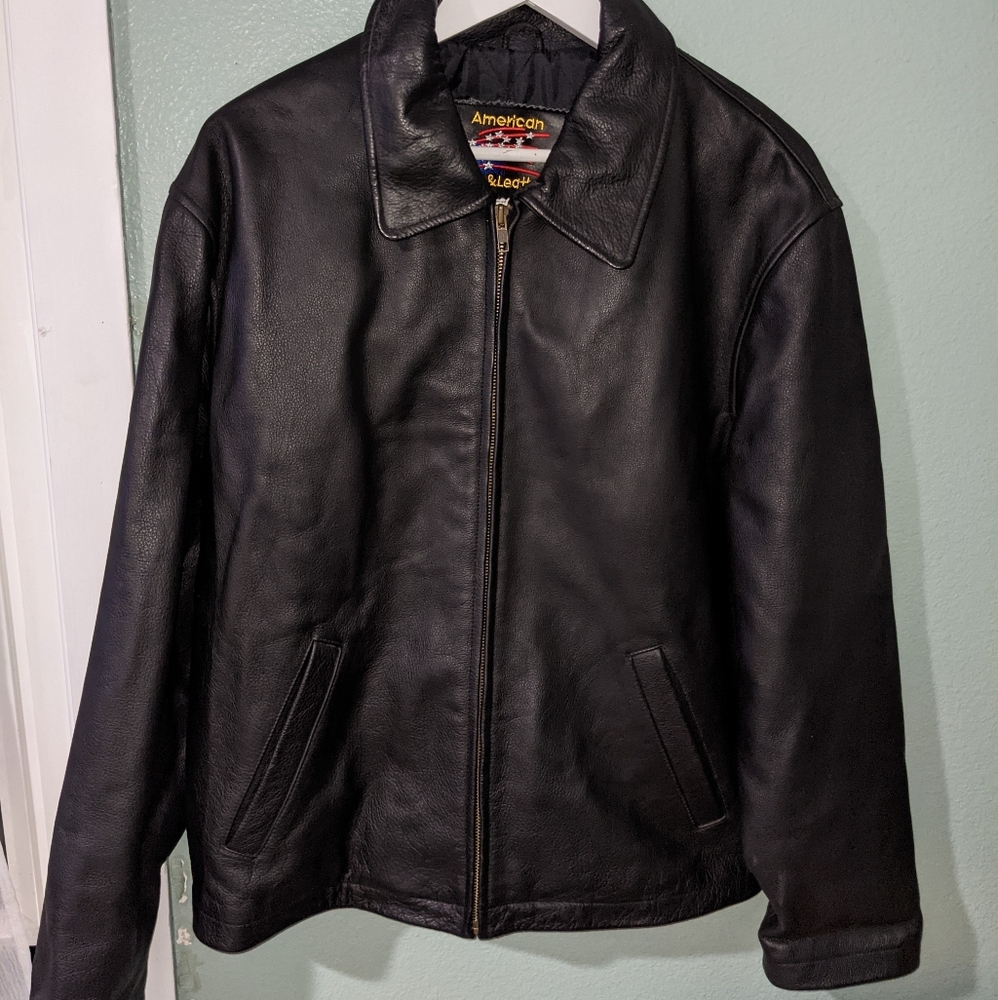 Vintage Black Leather Jacket